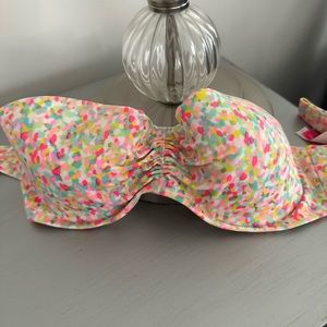 Size small colorful BS bikini top